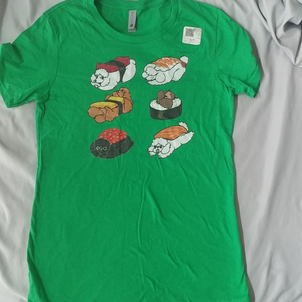 Poodle sushi shirt